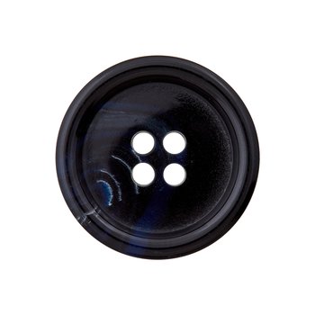 Sakkoknopf dunkelblau meliert, 15 bis 25 mm