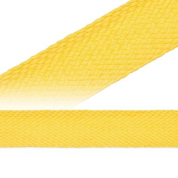 Baumwolltresse 25 mm, gelb
