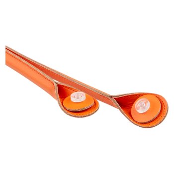 2 Taschenhenkel zum Anschrauben orange 52 cm