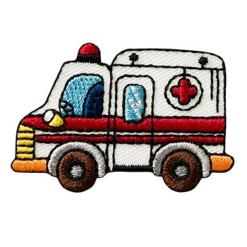 Krankenwagen, 4,7 x 3 cm
