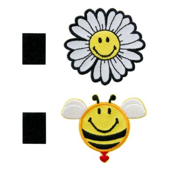 Smiley© Biene+Blume Klett, 5,7 x 5 cm und  Ø...