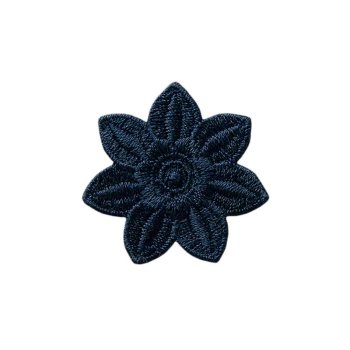 dunkelblaue Blume, Ø 3,6 cm