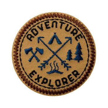 Adventure Explorer beige-blau, Ø 5,2 cm