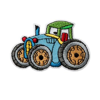 Traktor bunt, 5,2 x 3,5 cm