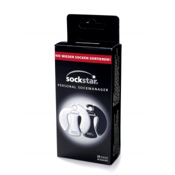 Sockstar® Black & White, Family Pack mit 20 St.