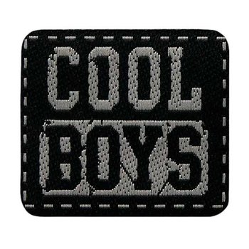Cool Boys, schwarz-grau, 3,8 x 3,5 cm