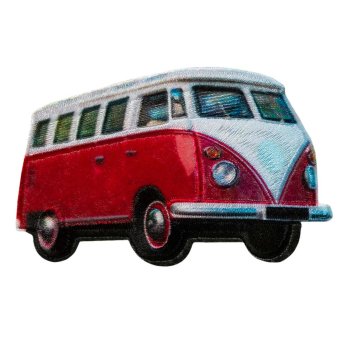 Multivan, rot-weiß, 7,8 x 4,8 cm