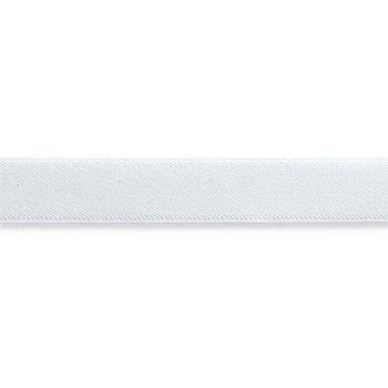 Strumpfgummiband Velour, 29 mm weiß