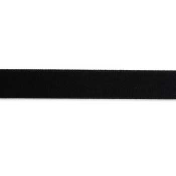 Strumpfgummiband Velour, 29 mm schwarz
