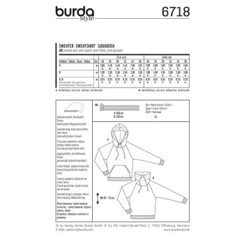 Burda 6718, Sweater