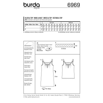 Burda 6969, Träger-Kleid