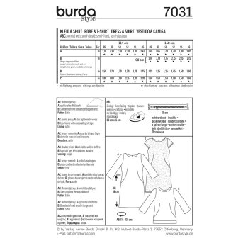 Burda 7031, Spitzenkleid