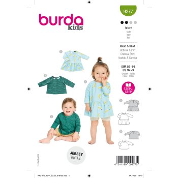 Burda 9277, Kleid, Shirt