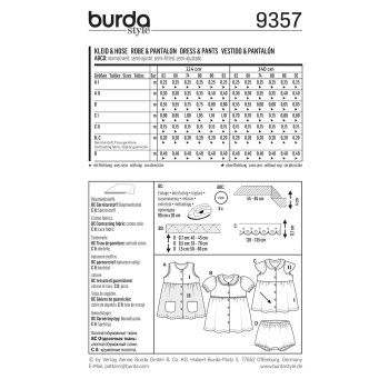 Burda 9357, Kleid