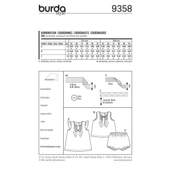 Burda 9358, Kleid