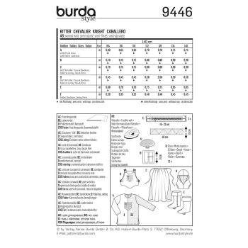 Burda 9446, Ritter