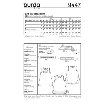 Burda 9447, Träger-Kleid
