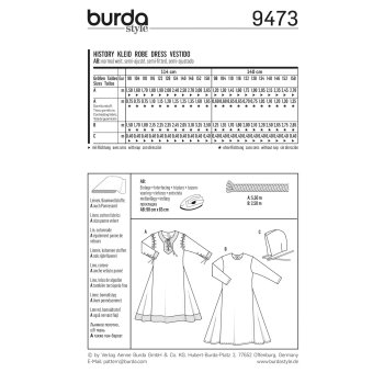Burda 9473, Mittelalter