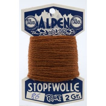 Alpen-Stopfwolle - rehbraun