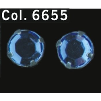 Aufnähkristalle 7mm, blau