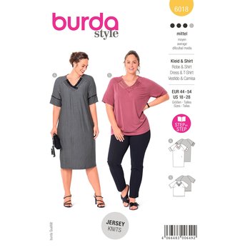 Burda 6018, Kleid / Shirt