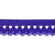 elastische Bogenkante 18mm, violett