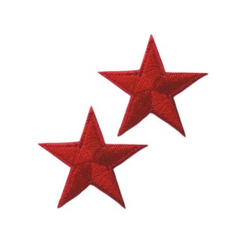 Stern rot, Ø 3,3 cm, 2 St.