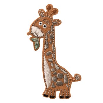 Giraffe braun, 4,4 x 7,8 cm