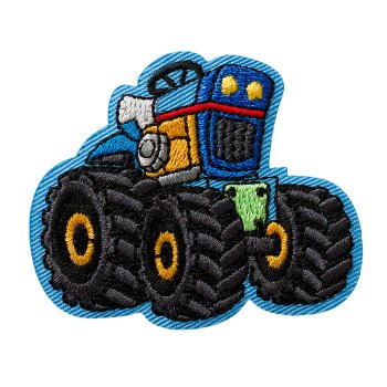 Truck Traktor blau, 5,1 x 4,3 cm