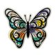 Recycl-Patch Schmetterling, 4,9 x 4,2 cm