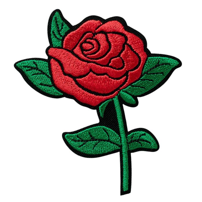 Rose Outline, 6,5 x 8 cm