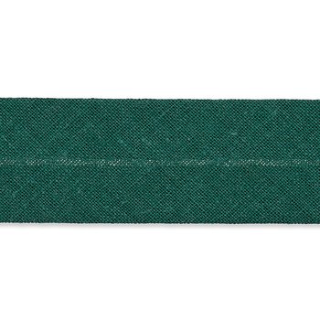 Baumwoll Schrägband 40/20 mm - dunkelgrün