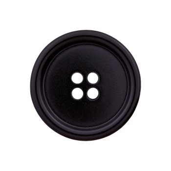 Sakkoknopf schwarz, 25 mm