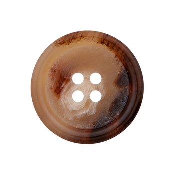 Sakkoknopf beige-braun meliert, 15 bis 28 mm