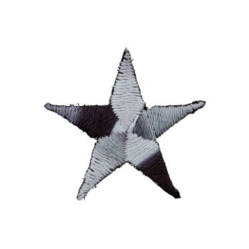 Stickmotiv "Camouflage Stern" 2,5 cm, grau