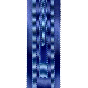 Ripsband mit Zahnkante 10 mm, royalblau