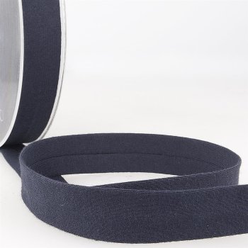 Jersey Schrägband 40/20 mm, dunkelblau