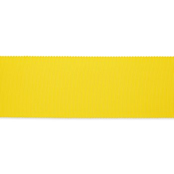 Ripsband mit Zahnkante 48 mm, sonnengelb