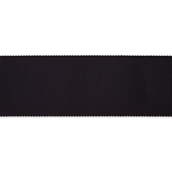 Ripsband mit Zahnkante 48 mm, schwarz