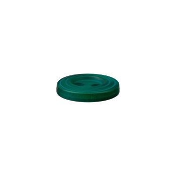 2-Loch Blusenknopf 11 mm, dunkelgrün