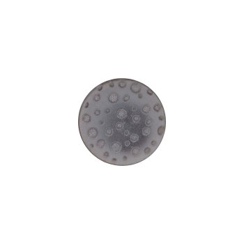 Blusenknopf mit Öse 10 mm, grau