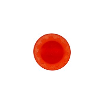 Blusenknopf mit Öse 10 mm, orange