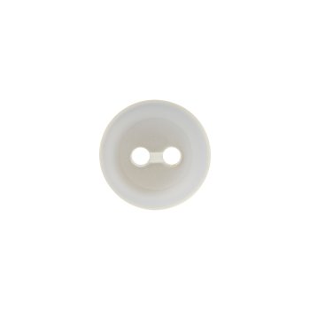 2-Loch Blusenknopf weiß, 11 und 13 mm