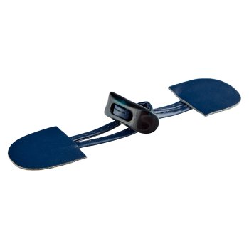 Dufflecoatverschluss dunkelblau, 15 x 4 cm
