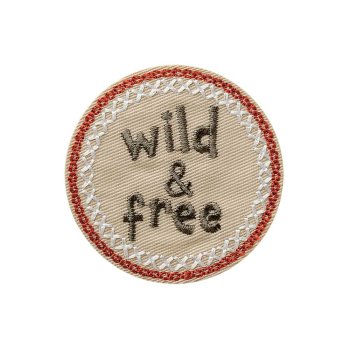 Wild & Free rund, ⌀ 5,3 cm