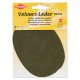 Velour-Leder-Imitat-Flicken zum Annähen, olivgrün
