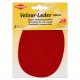 Velour-Leder-Imitat-Flicken zum Aufbügeln, rot