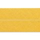 Baumwoll Schrägband 60/30 mm - dottergelb