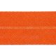 Baumwoll Schrägband 60/30 mm - signalorange