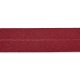 Baumwoll Schrägband 60/30 mm - weinrot